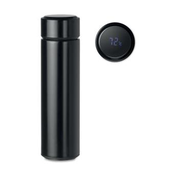 POLE Bottle with touch thermometer Black