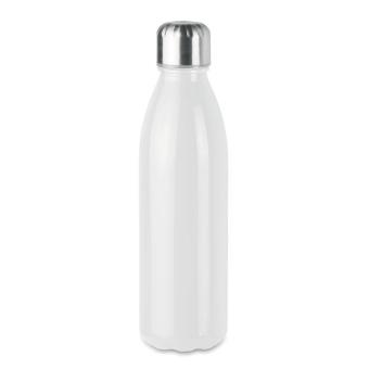 ASPEN GLASS Glas Trinkflasche 650ml Weiß