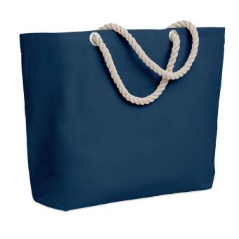 MENORCA Beach bag with cord handle Aztec blue
