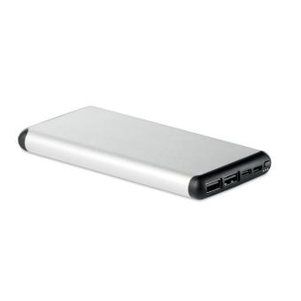 SIUR POWER Wireless 10000 mAh Power bank Flat silver