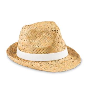 MONTEVIDEO Natural straw hat White