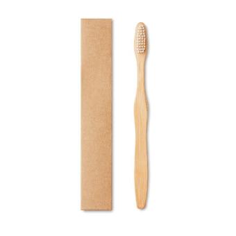DENTOBRUSH Bamboo toothbrush in Kraft box White