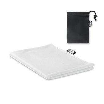 TUKO RPET RPET sports towel and pouch White