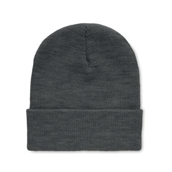 POLO RPET Beanie in RPET with cuff White/black