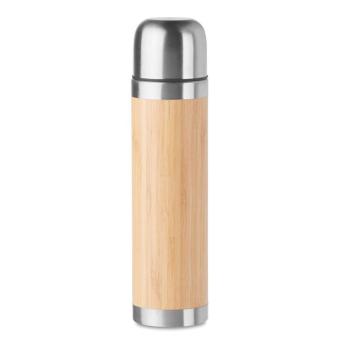 CHAN BAMBOO Double wall bamboo cover flask Timber