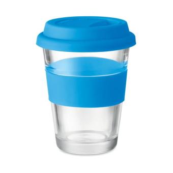 ASTOGLASS Glas Becher 350 ml Blau