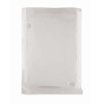 SPRINKLE PLA Biodegradable poncho and bag Transparent