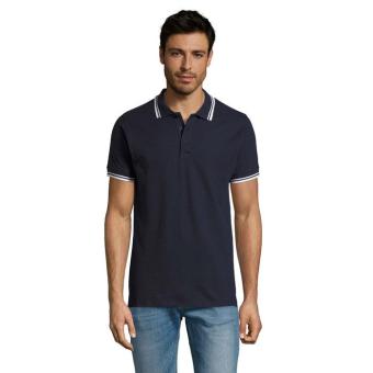 PASADENA MEN PASADENA HERREN POLO 200, Französische Marine, Weiß Französische Marine, Weiß | L