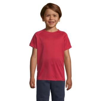 SPORTY KIDS T-SHIRT SPORT, red Red | XL