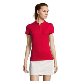 PASSION WOMEN POLO 170g, red Red | L