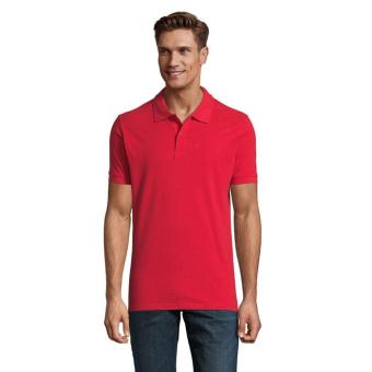 PERFECT MEN Polo 180g, red Red | XS