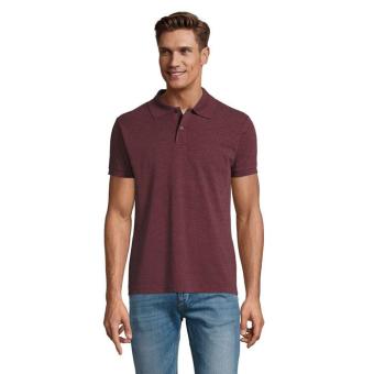 PERFECT MEN Polo 180g, deep red Deep red | L