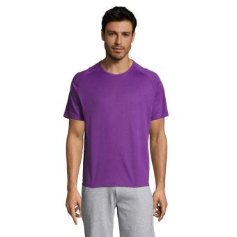 SPORTY MEN T-Shirt, dunkelviolett Dunkelviolett | XXS