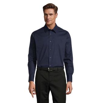 BRIGHTON STRETCH MEN SHIRT, dunkelblau Dunkelblau | L