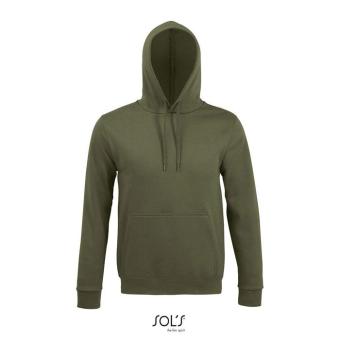 SNAKE Hood Sweater, dark green Dark green | XS