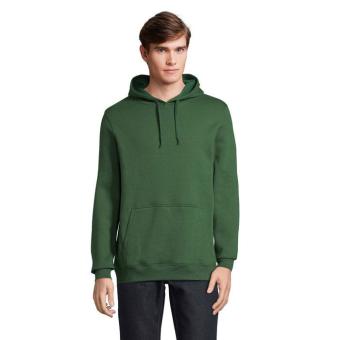 SNAKE Hood Sweater, bottle green Bottle green | XS