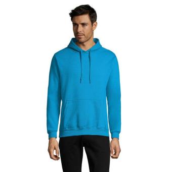 SNAKE Hood Sweater, aqua Aqua | XS
