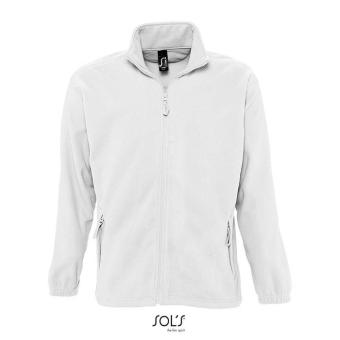 NORTH Zipped Fleece Jacket, white White | XS