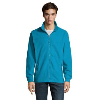 NORTH Zipped Fleece Jacket, aqua Aqua | XS