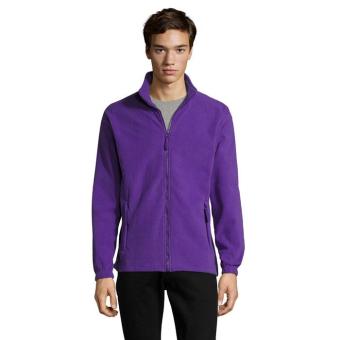 NORTH Zipped Fleece Jacket, darkviolet Darkviolet | XS