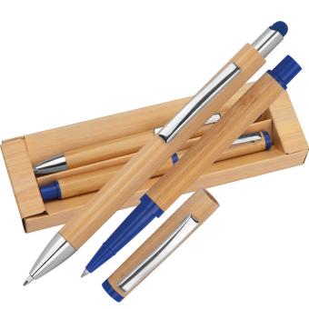 Bamboo writing set Aztec blue
