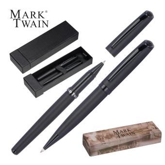 Mark Twain writing set Black