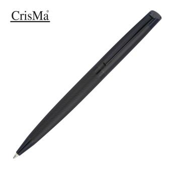 CrisMa twist action pen made of stainless steel Black
