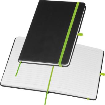 A5 notebook with coloured engraving Apple green