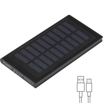 Solar powerbank - 8,000 mAh Black