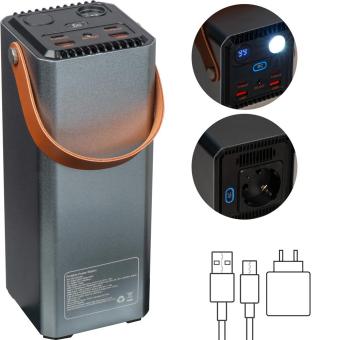 Powerbank 39,000 mAh Anthracite