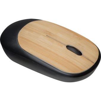 Bamboo computer mouse Black