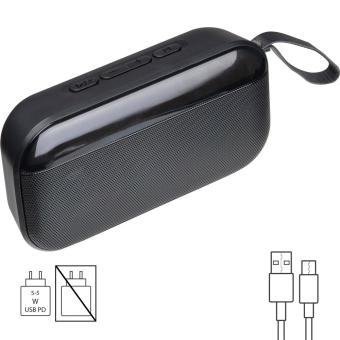 Lautsprecher mit LED Licht Schwarz