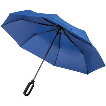 Pocket umbrella with carabiner handle Aztec blue