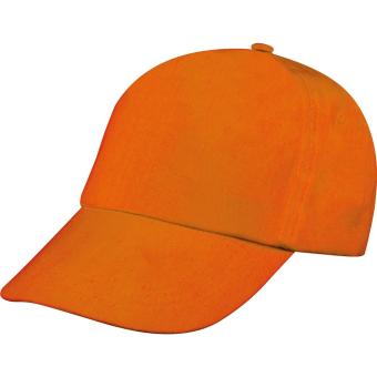 5-panel classic baseball cap Orange