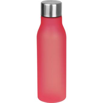 Plastic drinking bottle Red