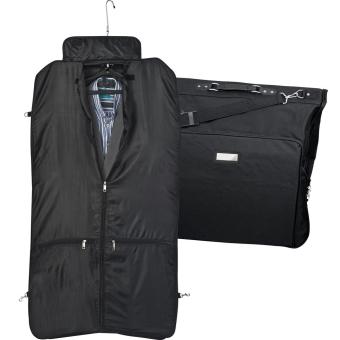 Polyester suit carrier Black