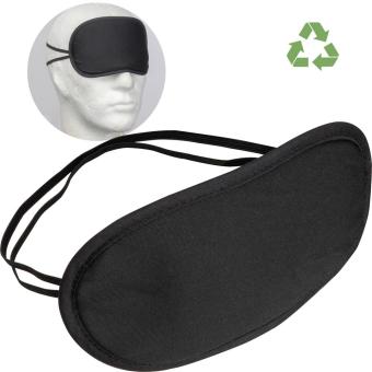 Schlaf- und Augenmaske Schwarz