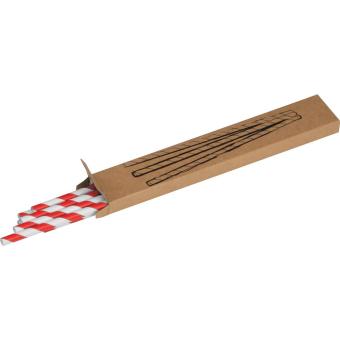 Trinkhalme 10 Stück Rot