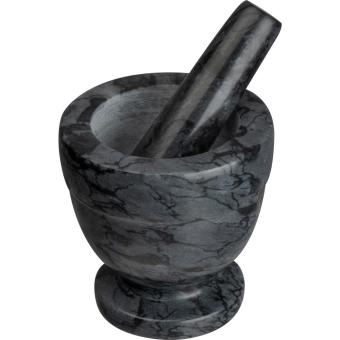 Marble stone mortar Anthracite