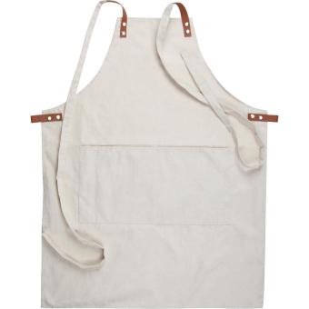 High value apron made from cotton Fawn