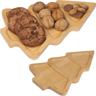 Bamboo snack tray Fawn
