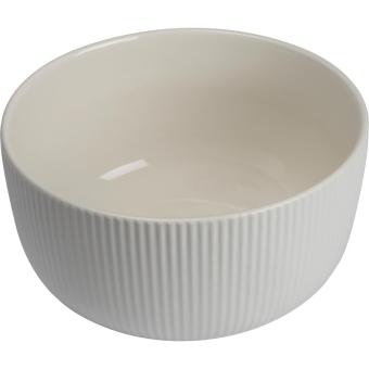 Ceramic bowl White