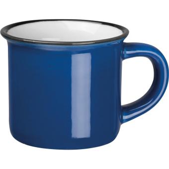 Ceramic espresso mug Aztec blue