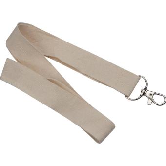 Cotton lanyard Fawn