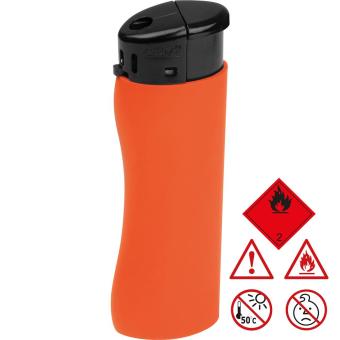 Elektronik Feuerzeug, ergonomisch Orange