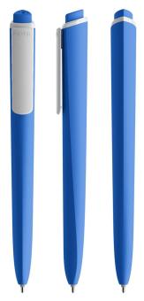 Pigra P02 Push ball pen Turquoise/white