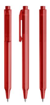 Pigra P04 Push ball pen Red