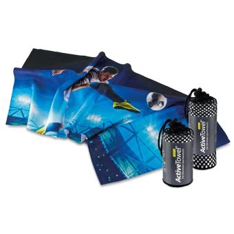 ActiveTowel SPORTS 100 x 40 cm Netzbeutel mit Standard-Banderole