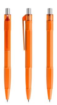 prodir QS30 PMT Push Kugelschreiber Orange-Silber satiniert