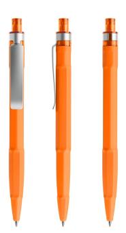 prodir QS30 Soft Touch PRS Push ballpoint pen Orange